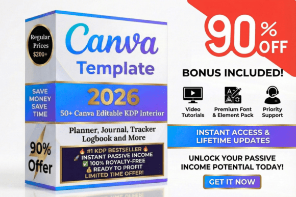 Download 50+ Editable Templates | KDP 2026 - Editable Collection