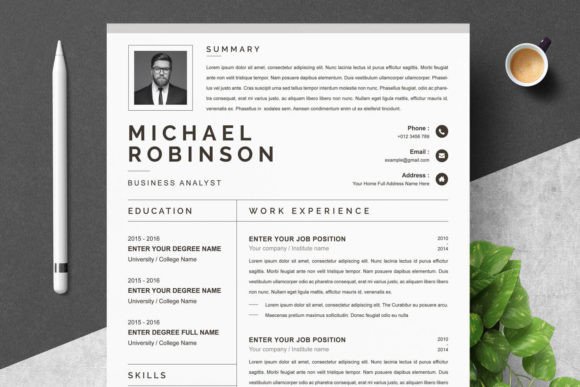 Download Resume Template with Photo - Resume template with photo Collection