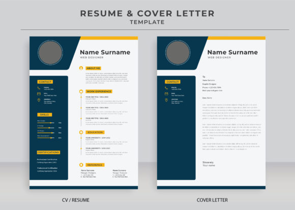Download Resume and Cover Letter Template - Resume and cover letter template Collection